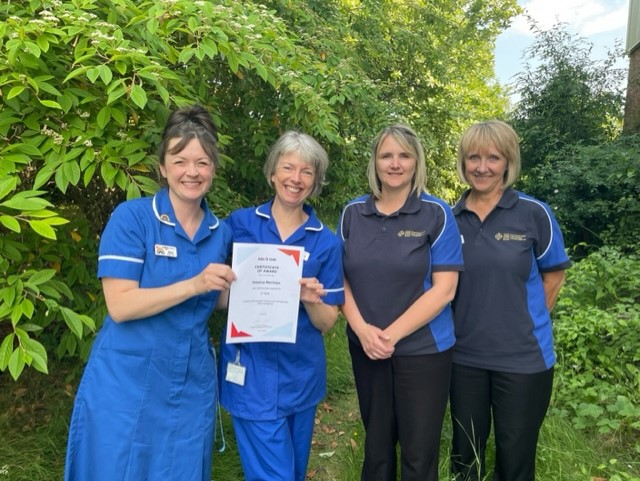 Jessica Norma and team Betsi Cadwaladr, University Health Board, North Wales UK